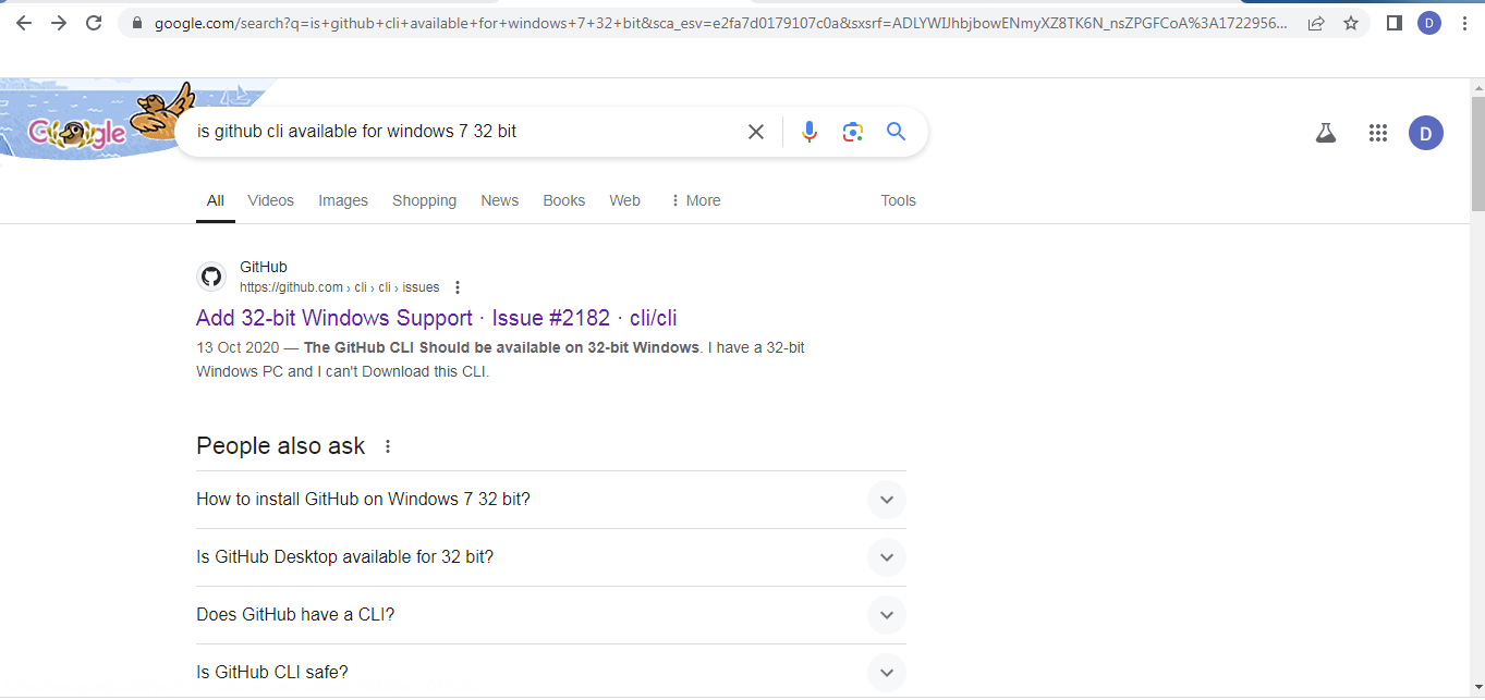 Search GitHub CLI Availability