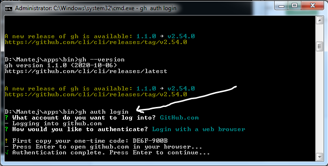 Authorize CLI